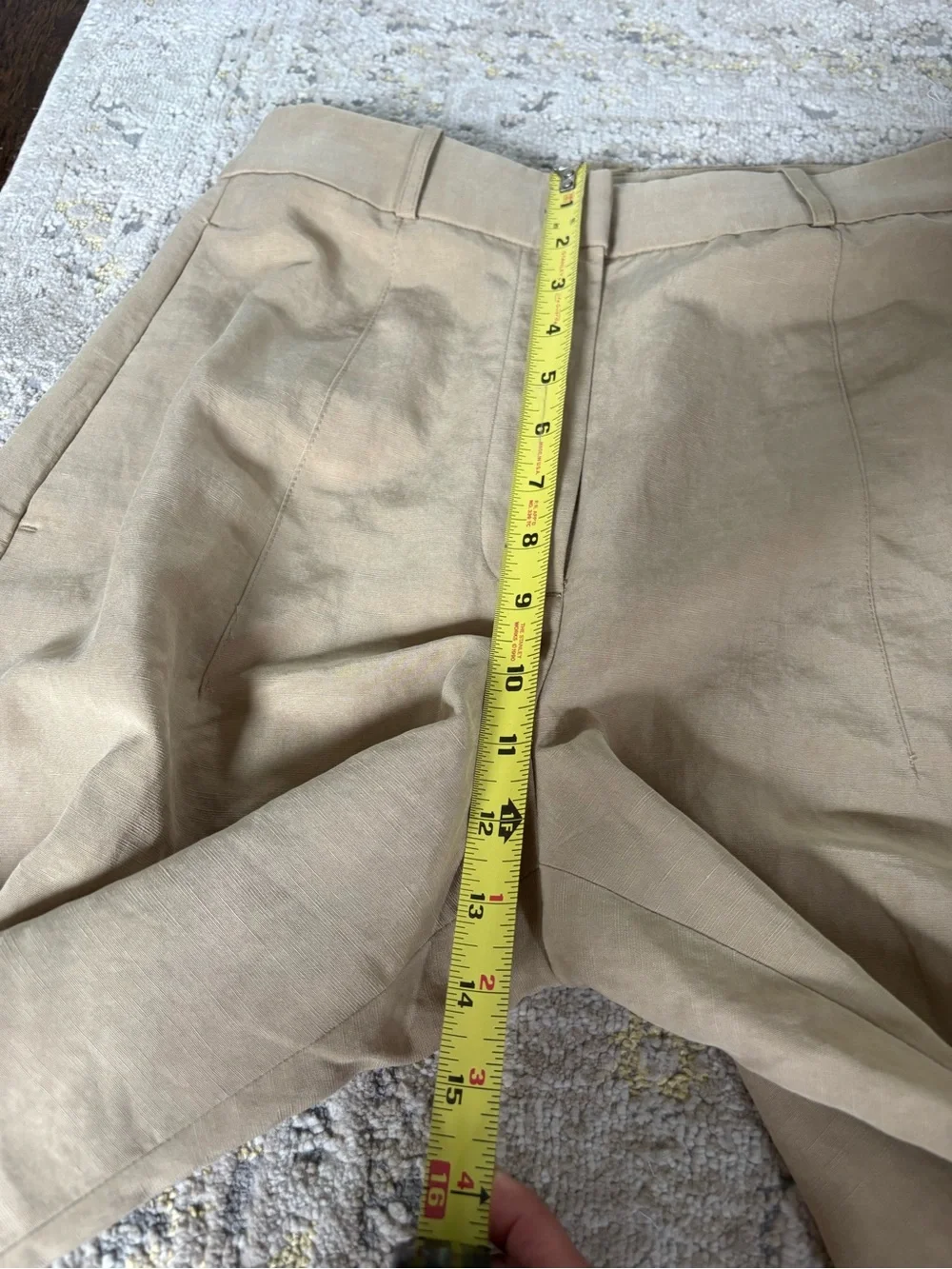Banana Republic Tencel Linen Barrel Leg Pant